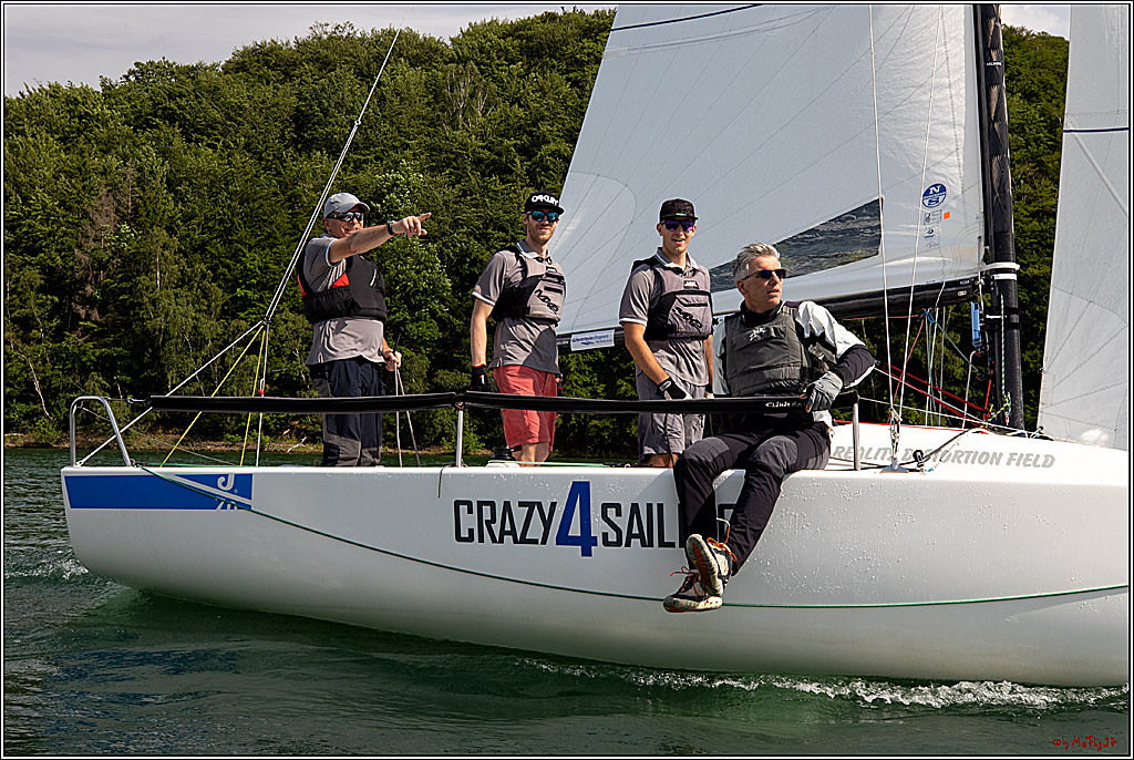 J70 - WOODLAND, 12.06.2021 Segelboot; Segeln; Woodland; Spinnaker; J70; Sorpesee; Sauerland